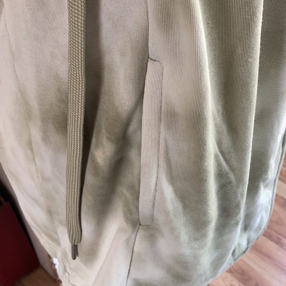 Bagatelle french terry draped olive tie dye jacket - Picture 8 of 15